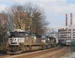 NS 21M is westbound past the Hershey chocolate plant